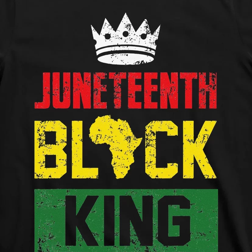 Juneteenth Black King Nutritional Facts Juneteenth T-Shirt