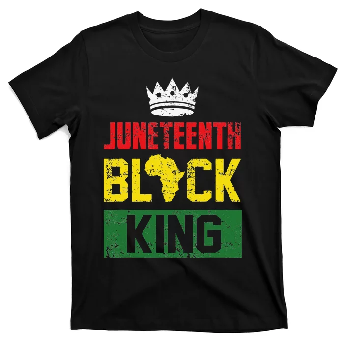 Juneteenth Black King Nutritional Facts Juneteenth T-Shirt