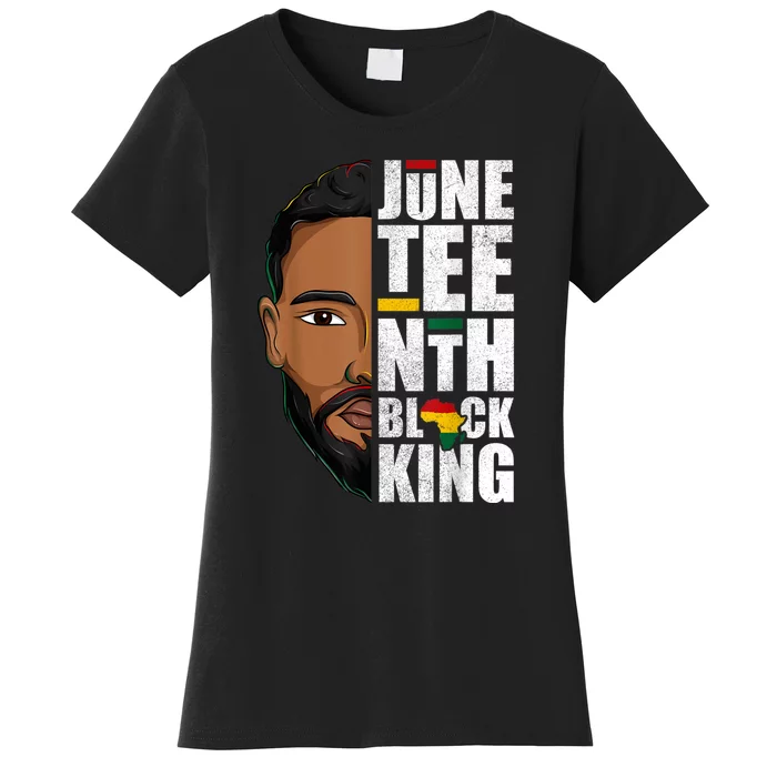 Juneteenth Black King Funny Juneteenth Black King Women's T-Shirt