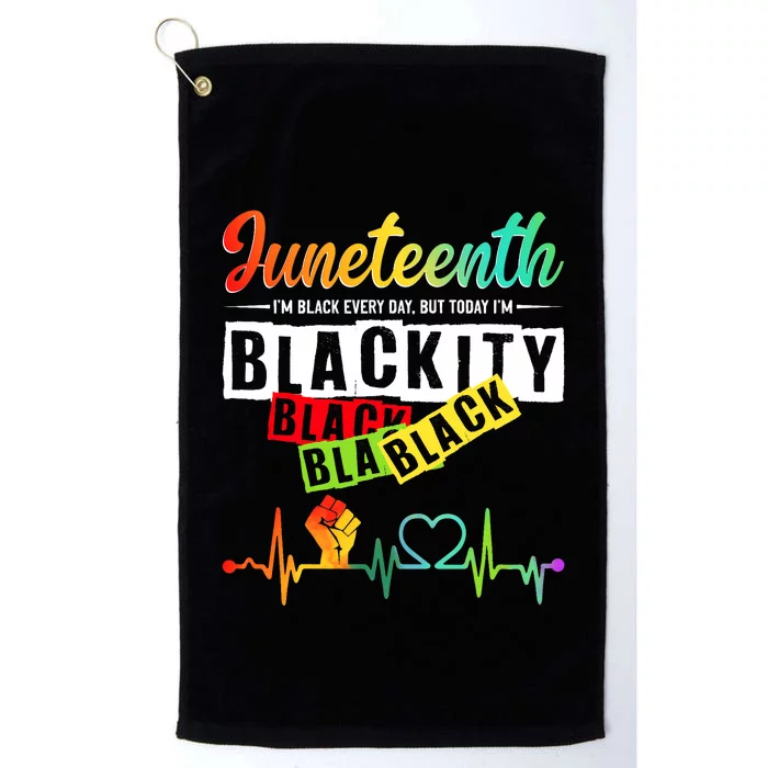 Juneteenth Black King Freedom Menalin 1986 African Platinum Collection Golf Towel