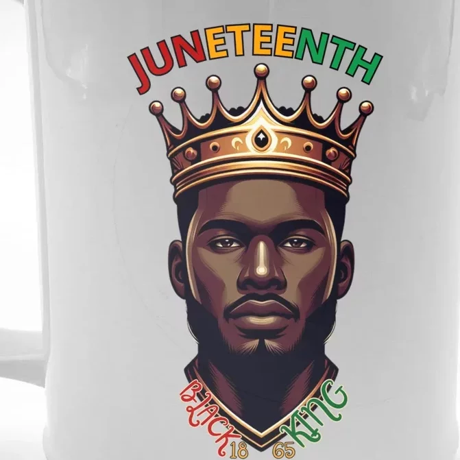 Junenth Black King 1865 Black History African America Gift Front & Back Beer Stein