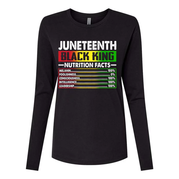 Junenth Black King African American Black Pride Gift Womens Cotton Relaxed Long Sleeve T-Shirt