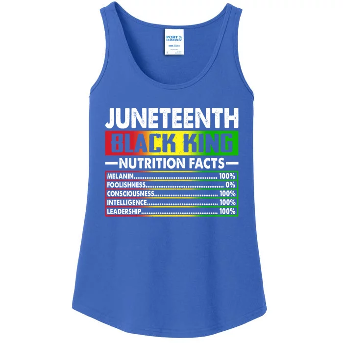 Junenth Black King African American Black Pride Gift Ladies Essential Tank