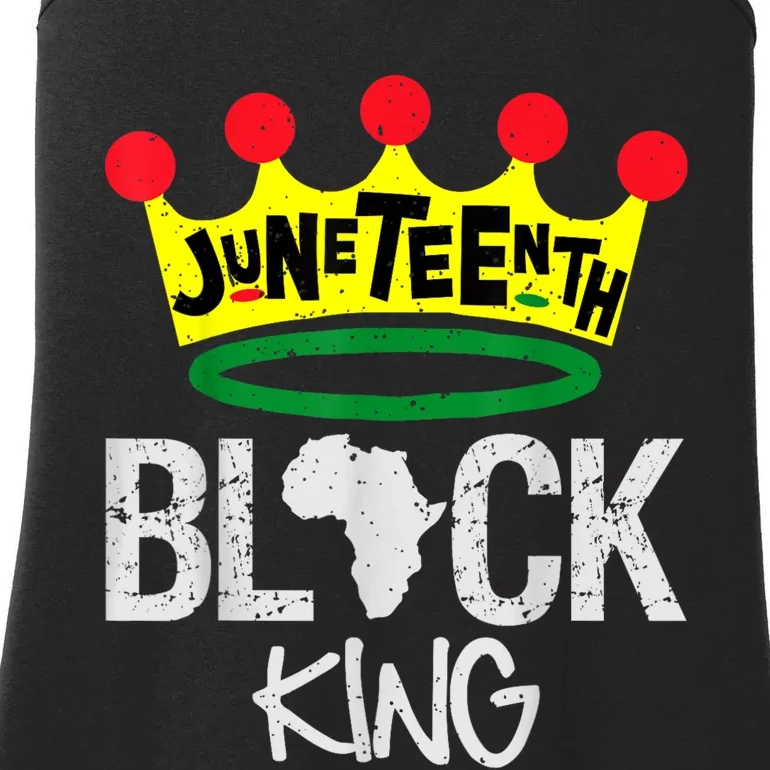 Juneteenth Black King Black Power Black History Month Ladies Essential Tank