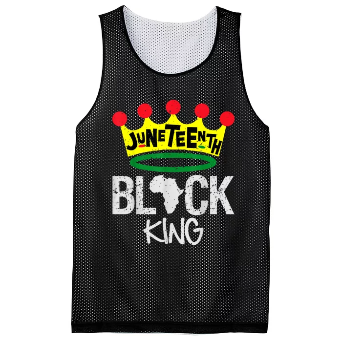 Juneteenth Black King Black Power Black History Month Mesh Reversible Basketball Jersey Tank