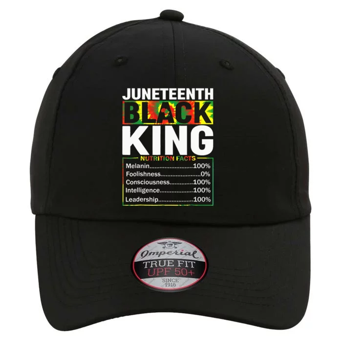 Juneteenth Black King Melanin Dad Fathers Day Tie Dye The Original Performance Cap