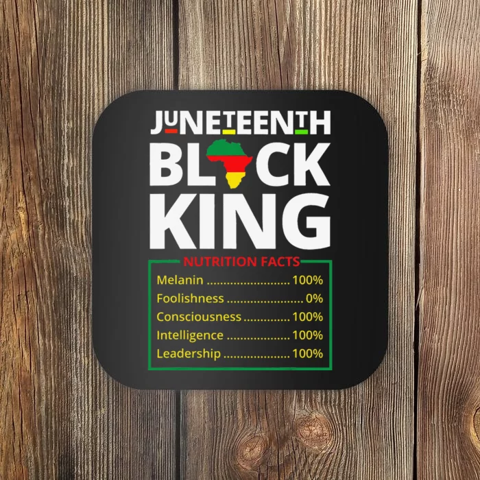 junenth black king melanin dad fars day Coaster