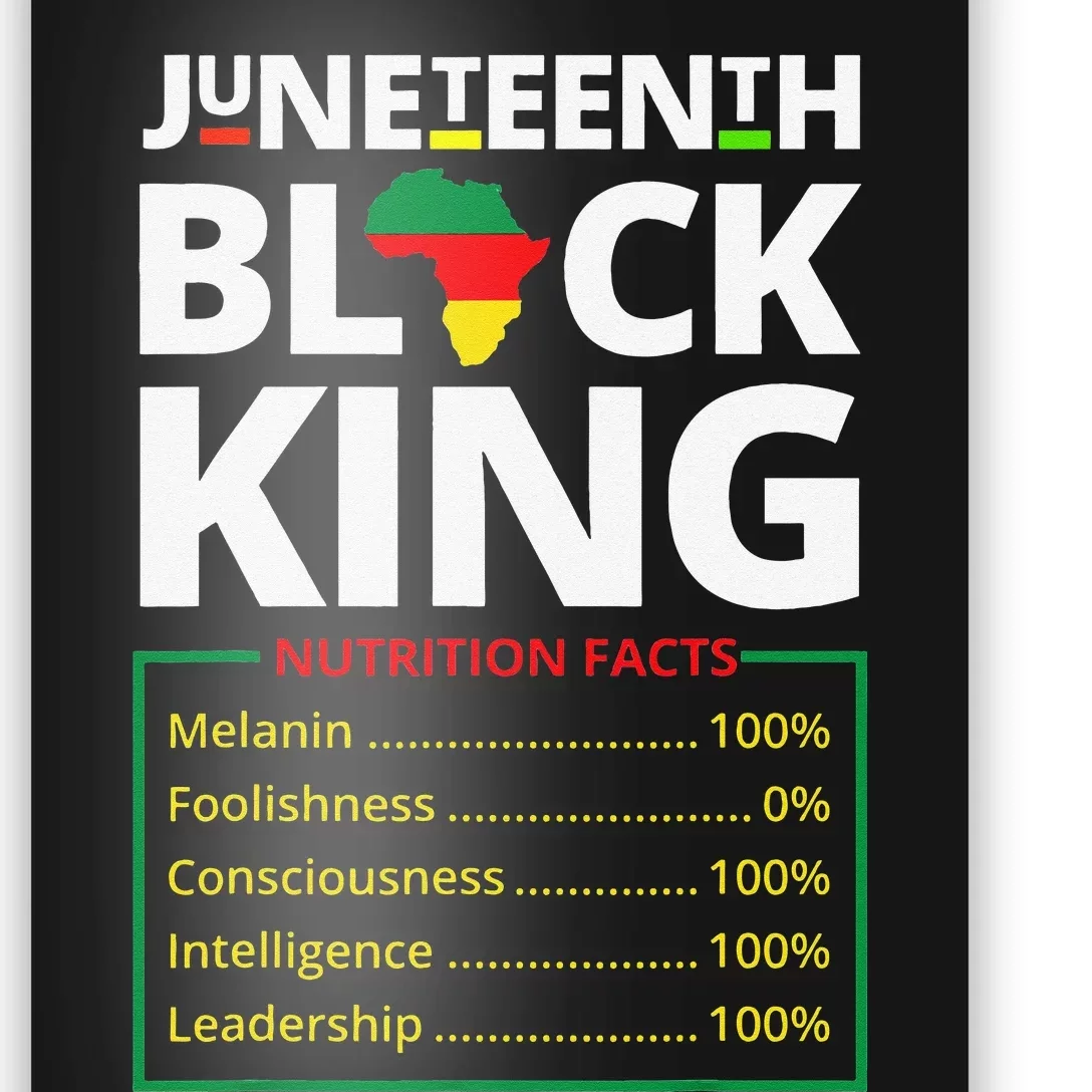 junenth black king melanin dad fars day Poster