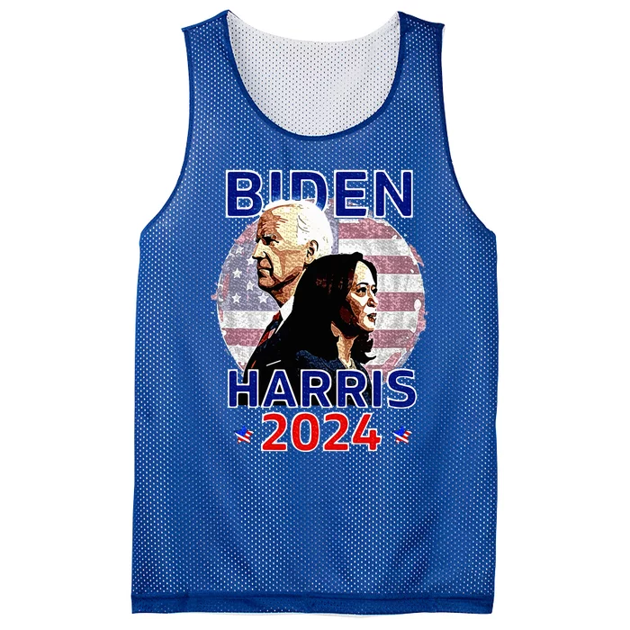 Joe Biden Kamala Harris Democrat Campaign 2024 Mesh Reversible Basketball Jersey Tank