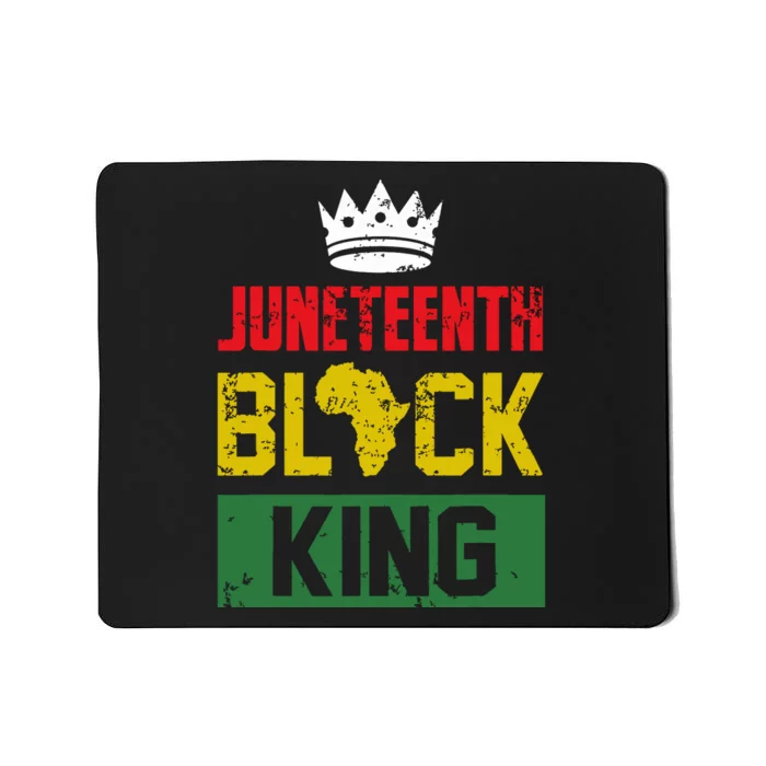 Juneteenth Black King Nutritional Facts Boy Juneteenth Mousepad