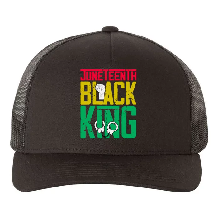 Juneteenth Black King Celebration Graphic Yupoong Adult 5-Panel Trucker Hat