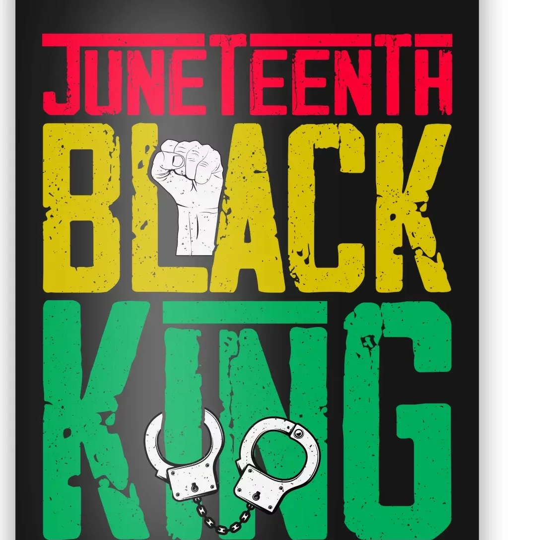 Juneteenth Black King Celebration Graphic Poster