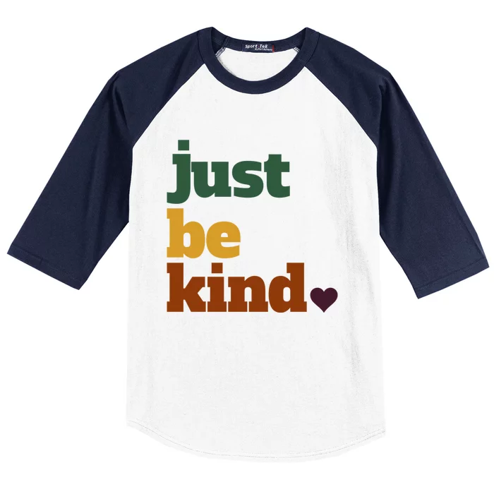 Just Be Kind Gift Baseball Sleeve Shirt