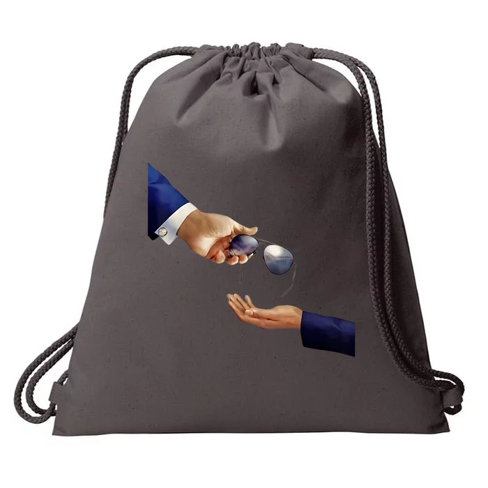 Joe Biden Kamala Harris Sunglasses Glasses Hand Off Drawstring Bag