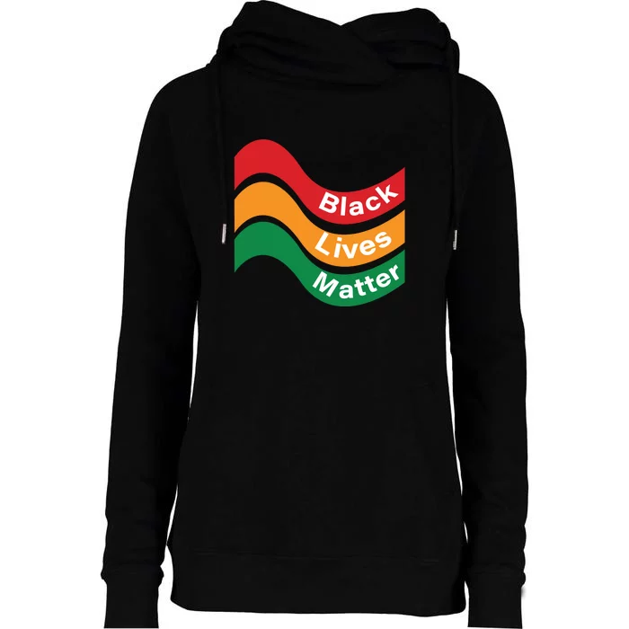 Juneteenth Black Live Matter For Black History Month African American Womens Funnel Neck Pullover Hood