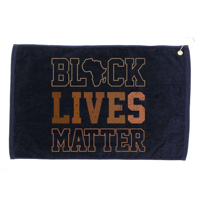 Juneteenth Black Lives Matter Blm Black History Gift Grommeted Golf Towel