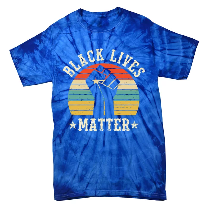 Juneteenth Black Lives Matter Melanin Black History Month Great Gift Tie-Dye T-Shirt