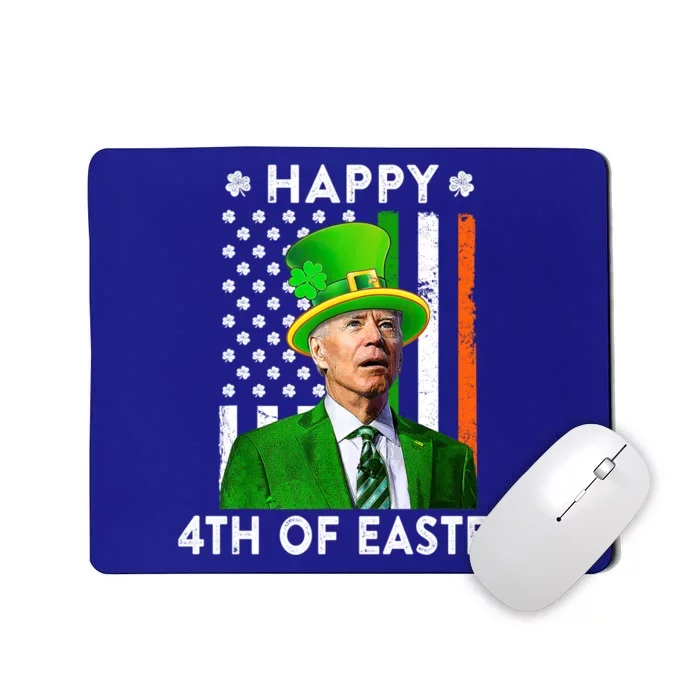 Joe Biden Leprechaun Happy 4th Of Easter Funny Patricks Day Gift Mousepad