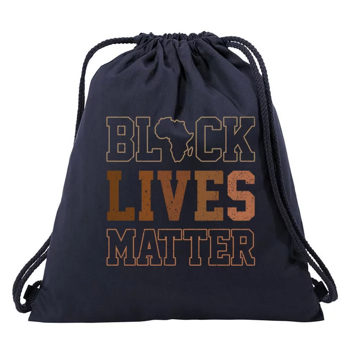 Juneteenth Black Lives Matter Blm Black History Gift Drawstring Bag