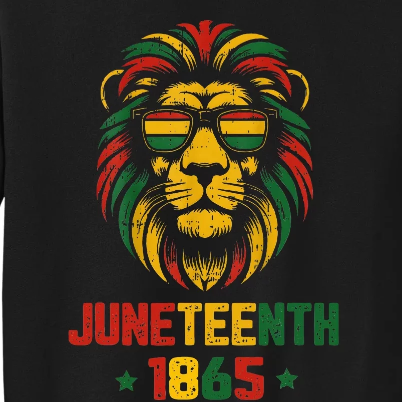 Juneteenth Black Lion 1865 King African American Sweatshirt