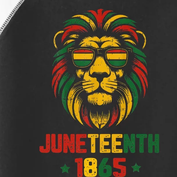 Juneteenth Black Lion 1865 King African American Toddler Fine Jersey T-Shirt