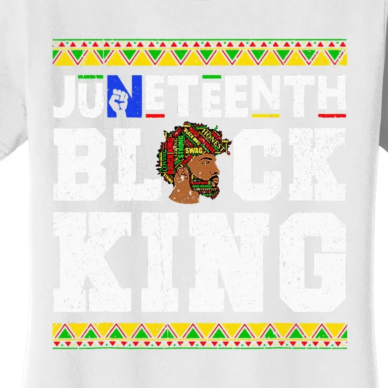 Juneteenth Black Melanin King History Month African Women's T-Shirt