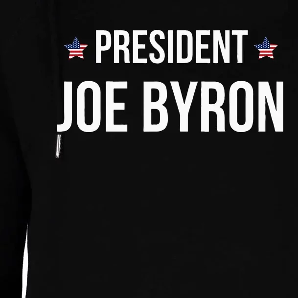 Joe Byron Meme President Womens Funnel Neck Pullover Hood