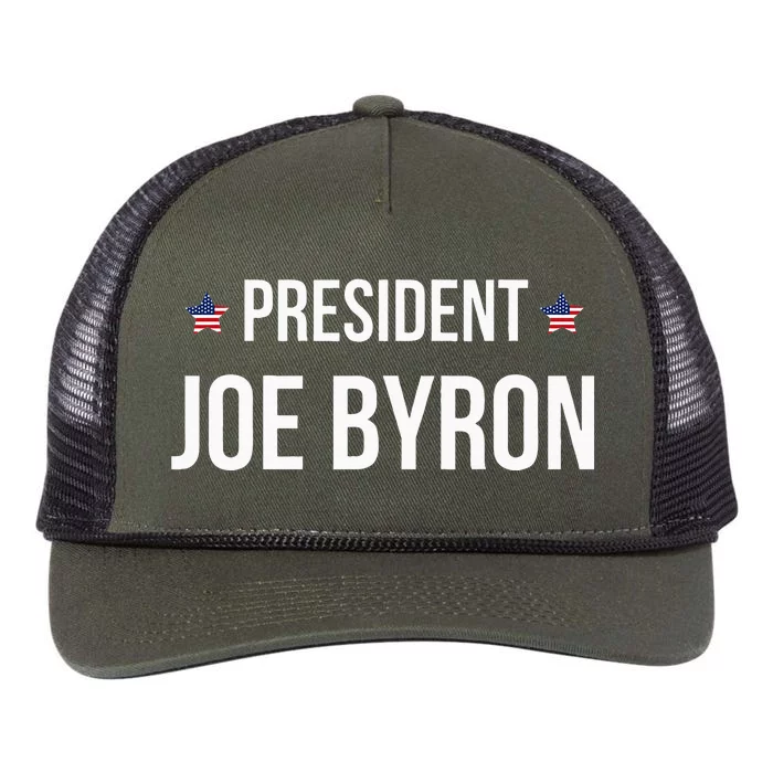 Joe Byron Meme President Retro Rope Trucker Hat Cap