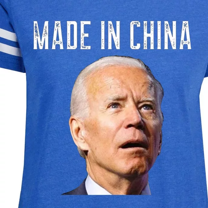 Joe Biden Made In China Joe Biden Is An Idiot Enza Ladies Jersey Football T-Shirt