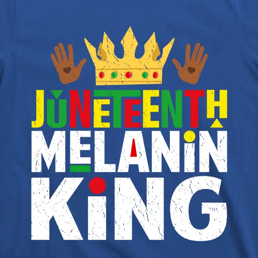 Juneteenth Black Melanin King Blm Freedom Day Independence Gift T-Shirt