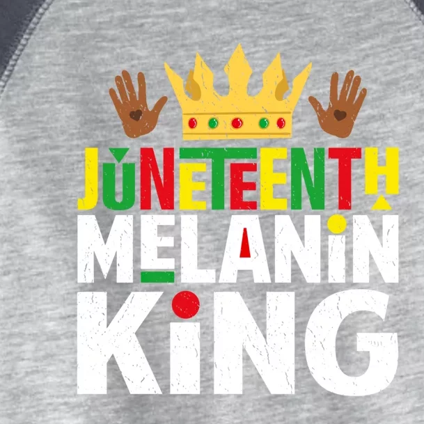 Juneteenth Black Melanin King Blm Freedom Day Independence Gift Toddler Fine Jersey T-Shirt