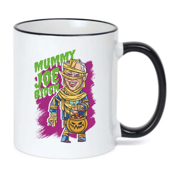 Joe Biden Mummy Black Color Changing Mug