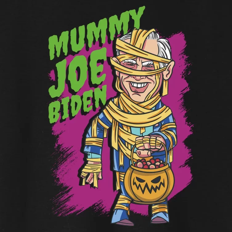 Joe Biden Mummy Women's Crop Top Tee