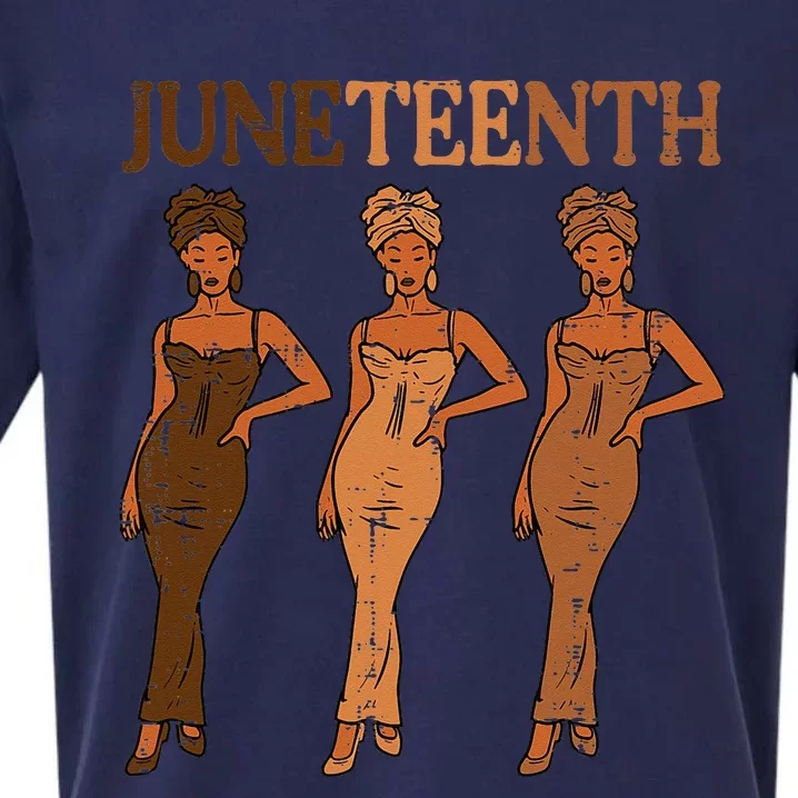 Juneteenth Black Man Dress 1865 Melanin Sueded Cloud Jersey T-Shirt