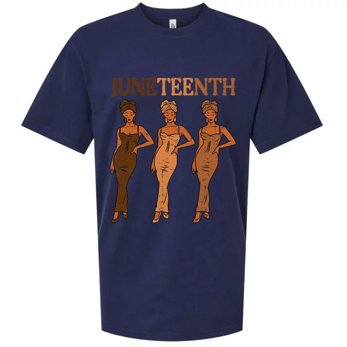 Juneteenth Black Man Dress 1865 Melanin Sueded Cloud Jersey T-Shirt