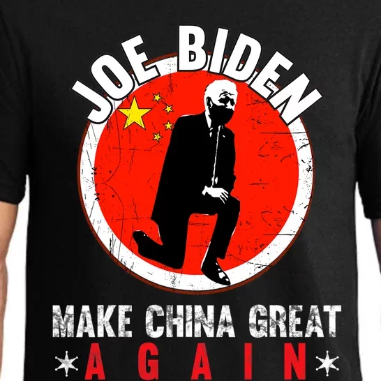 Joe Biden Make China Great Again Funny Sarcastic Anti Biden Pajama Set