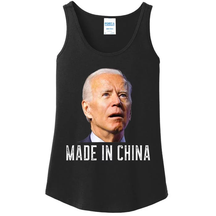 Joe Biden Made In China Joe Biden Is An Idiot Ladies Essential Tank