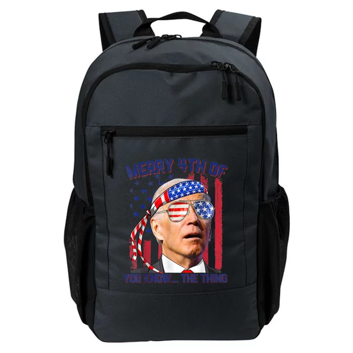 Joe Biden Merry 4th Of You Know The Thing, Joe Biden 4th Of July Daily Commute Backpack