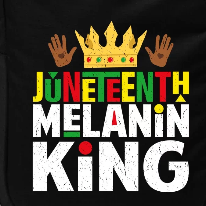 Juneteenth Black Melanin King Blm Freedom Day Independence Gift Impact Tech Backpack