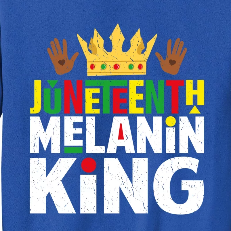 Juneteenth Black Melanin King Blm Freedom Day Independence Gift Sweatshirt