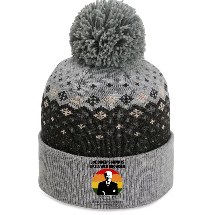 Joe Biden's Mind Is Like A Web Browser The Baniff Cuffed Pom Beanie