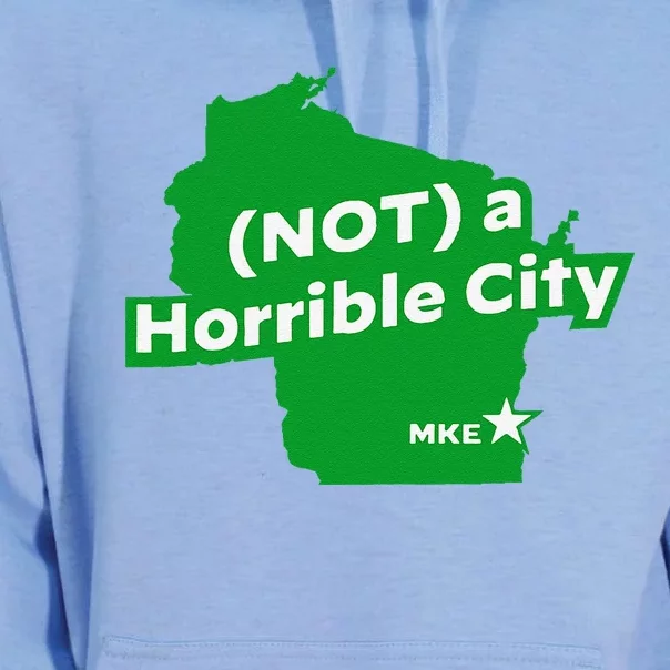 Joe Biden Not A Horrible City Milwaukee Anti Donald Trump Unisex Surf Hoodie