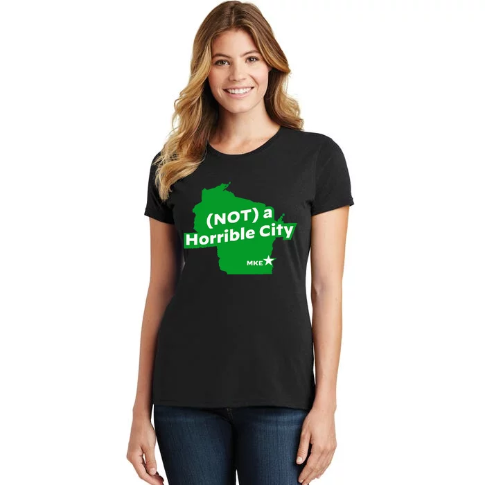 Joe Biden Not A Horrible City Milwaukee Anti Donald Trump Women's T-Shirt