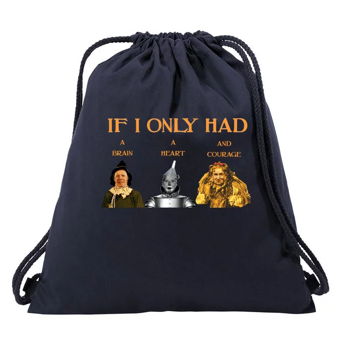 Joe Biden Nancy Pelosi Chuck Schumer Scarecrow Tin Woodman Lion Drawstring Bag