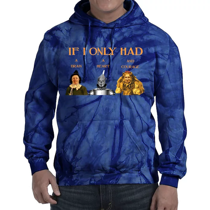 Joe Biden Nancy Pelosi Chuck Schumer Scarecrow Tin Woodman Lion Tie Dye Hoodie