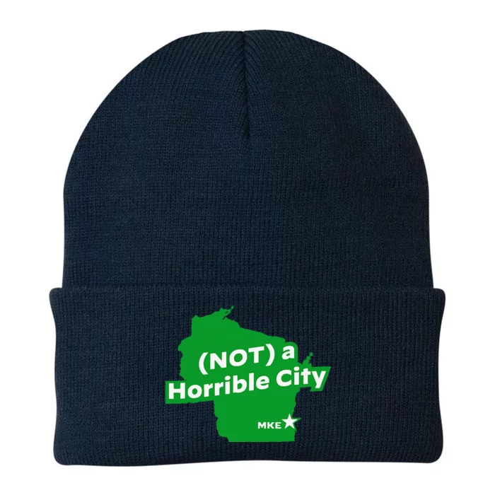 Joe Biden Not A Horrible City Milwaukee Anti Donald Trump Knit Cap Winter Beanie