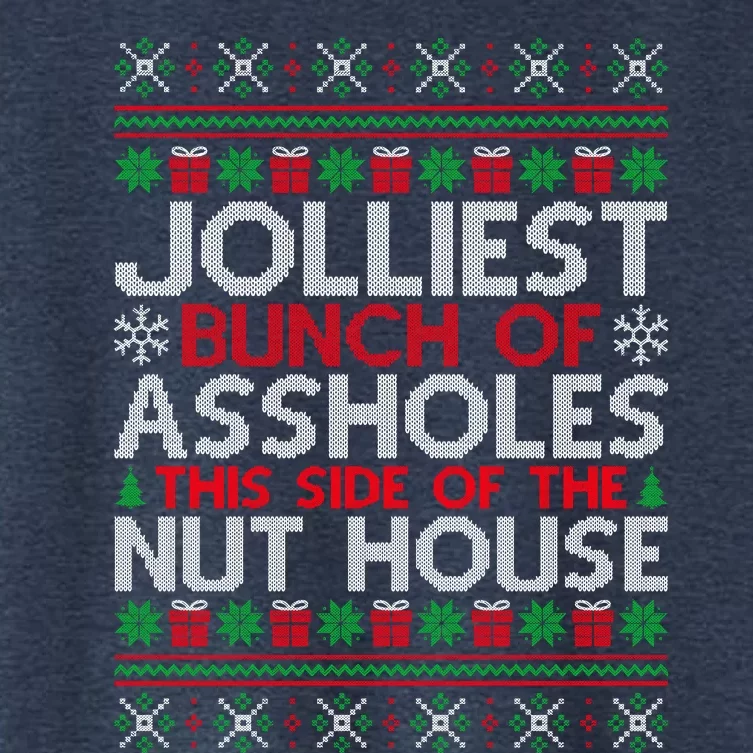 Jolliest Bunch Of Assholes This Side Of The Nut House Women's Crop Top Tee