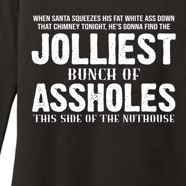 Jolliest Bunch Of Assholes Funny Christmas Vacation Womens CVC Long Sleeve Shirt