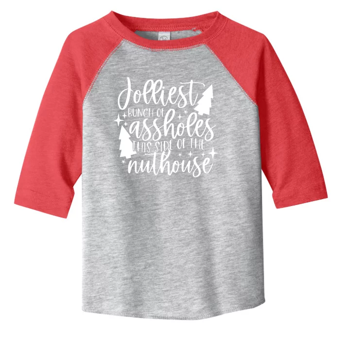 Jolliest Bunch Of Assholes This Side Of The Nuthouse Toddler Fine Jersey T-Shirt