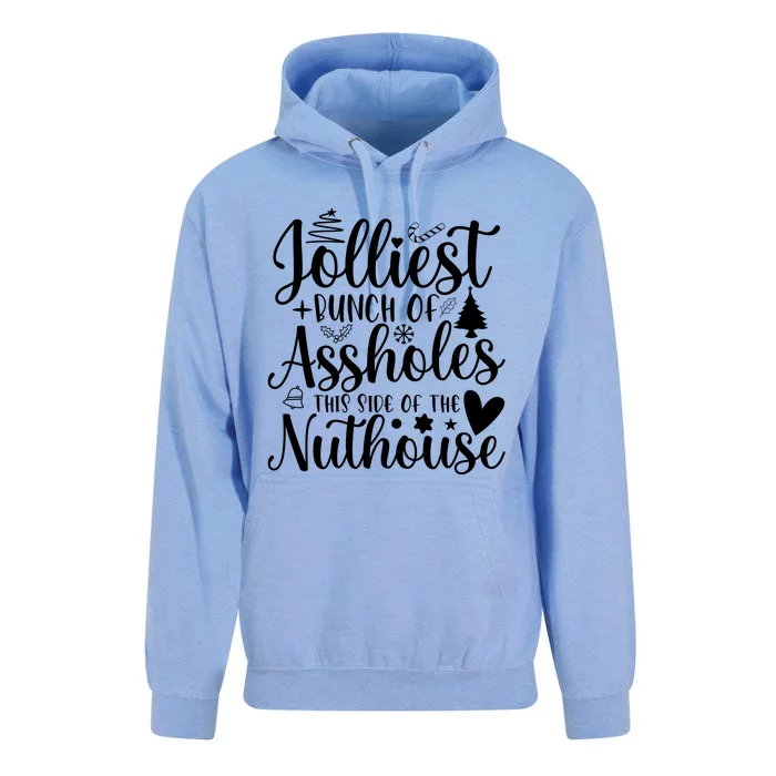 Jolliest Bunch Of Merry Folks Unisex Surf Hoodie